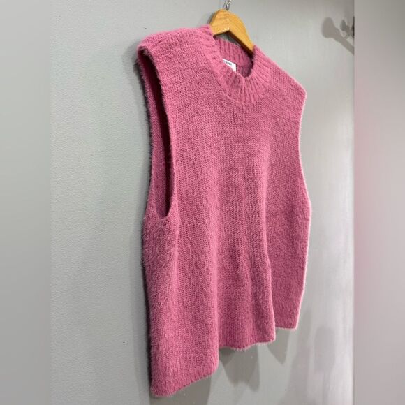 Pink Old Navy Mock Neck Eyelash Sweater Size XL EUC - Picture 5 of 7